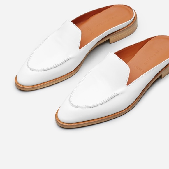 EVERLANE * Modern Loafer Mule in Buffed White EUC - Picture 7 of 8